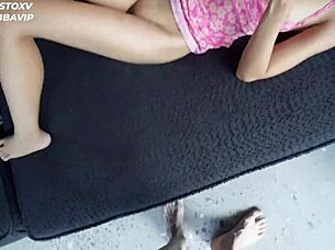 fucking my asian step sis while she plays mobile game ignoring me