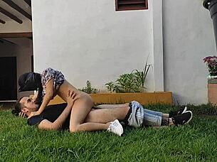 punishing my neighbor's pussy and ass on christmas