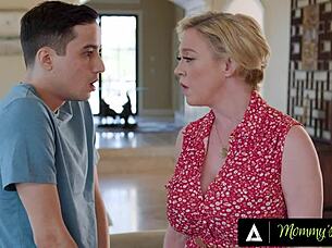 dee williams satisfies her hormonal stepson with big tits action! 😍