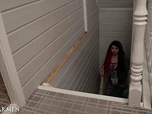 Hard Fucking Two Lesbians Squirting with Big Assholes and Anal