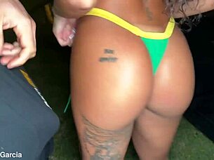 I had amazing interracial sex with Brazilian teen Joice Crazy and her perfect ass