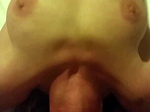 i'm facefucking this amateur deepthroat on the bed, oh god