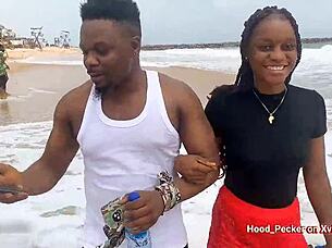 we had fun at the beach, but i had to fuck that sexy ass back home 😏