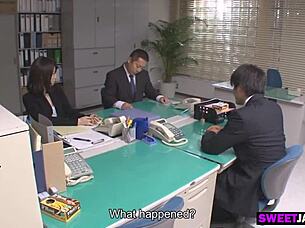 the japanese police lady on duty