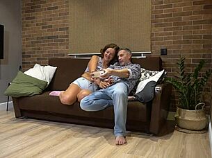 My mature stepmom cheats with taboo doggystyle and missionary sex.