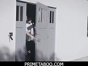 i'm the nerdy teen 18+ getting double penetration in this group threesome with intense feelings