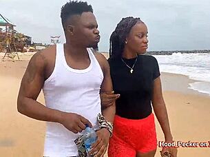 we had fun at the beach, but i had to fuck that sexy ass back home 😏