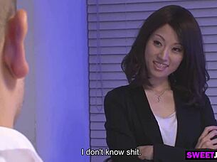 the japanese police lady on duty