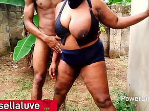 Wow, that fat ass huge tits mom in doggy! Bangboss made her gasp!