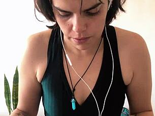 The chubby latina gets pounded in missionary by big cock