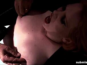 struggling slut suspended for humiliation and spanking