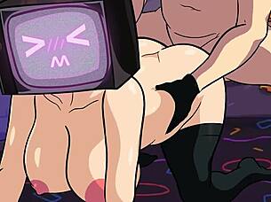 i saw her shaved pussy while watching voyeur sex