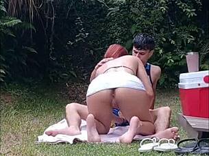 Neighbor visits while husband is at work