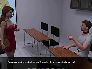 lets play gynocracy part 1, muff diving humiliation