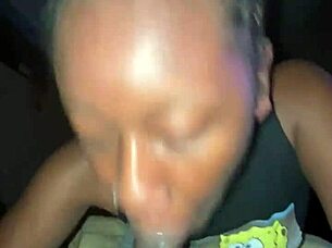 Teen Neighbor Gives Secret Blowjob To Ebony Guy