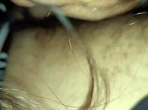 Curvy Ebony Stepsister Allows Breast Touching in Hidden Location