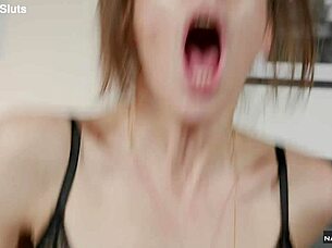 French Skinny Starlet Alba Lala Acts As Slut In 1on1!