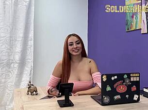 她求我在录像前操她 - Andrea Castro