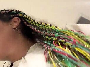 uhh, crazy public cumwalk and blowjob in shoppin’ mall toilet