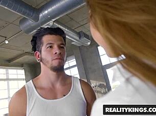 Aria Michaels Sucks Huge Cocks in Reality Kings