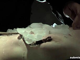 struggling slut suspended for humiliation and spanking