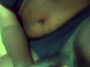 Watch this real African shemale stroke her huge cock until a big cumshot.