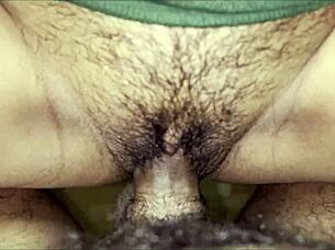 Indian star Suhana Khan gets doggystyle fucked by her husband, her shaved pussy and ass covered in cum.