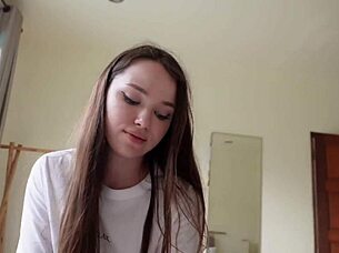 Stepsister Craves Rough Morning Sex with Stepbrother in POV