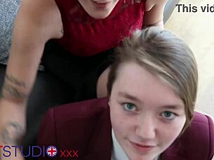 Stepmum Teaches Student To Suck Cock