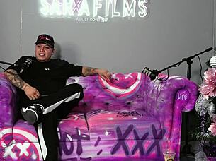 Aleja Buitrago gets horny during interview