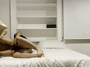 Did you see that guy catch the disabled one masturbating and suck his big cock?