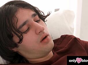 hot asian colleague sucks dick in nurses office.