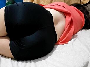 Finally fucking my best friend's girlfriend in mini shorts! 😏