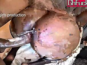 Must watch this dickrider get her anus trashed by Byron GH in the most aggressive anal fuck yet! 😱