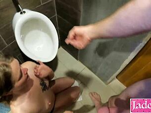 Fucked Total Stranger In Public Toilet, Let Him Cum Inside