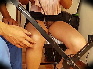 i saw under her skirt, no panties on that cute colombian girl, oh wow.