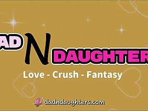 Pouty girl uses her stepdad to get over her ex, having sex in this reality taboo scenario