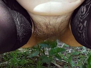 Hairy Mature Women Flash Pussy in Wild Golden Shower Compilation Part 1.