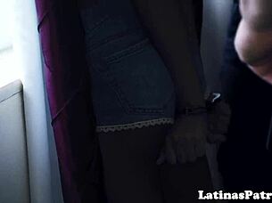 Real Latina immigrant drilled hard by lucky casting agent