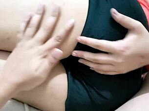 Finally fucking my best friend's girlfriend in mini shorts! 😏