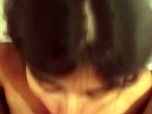 Latina teen sucks boyfriend's cock