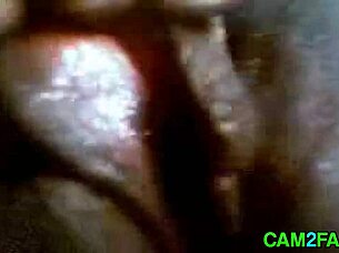 I watch this ebony girl masturbating on webcam, feeling so aroused