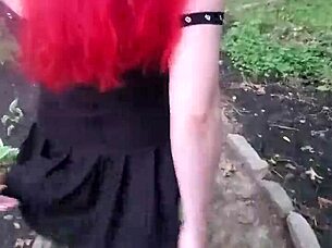 impregnablelexa takes wolfdaddy901s dick bareback and creampie in public park