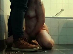 slave training at master's feet 😈