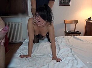 anal babe banged from behind 😈