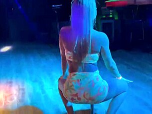 husband and wife explore swing house