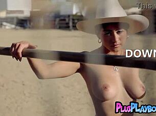 Shameless Bree Branning flashes her wet pussy and pisses outdoors for uk-flashers