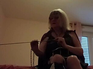 Slave At Mistress Kantalis's Feet In Gladiator Outfit!