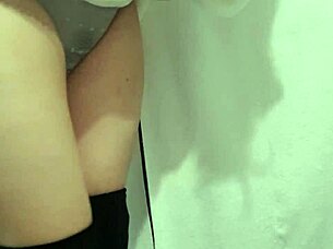 i'm under the sink cam, watching her panties in the toilet, voyeur style