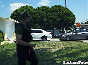 Real Latina immigrant drilled hard by lucky casting agent